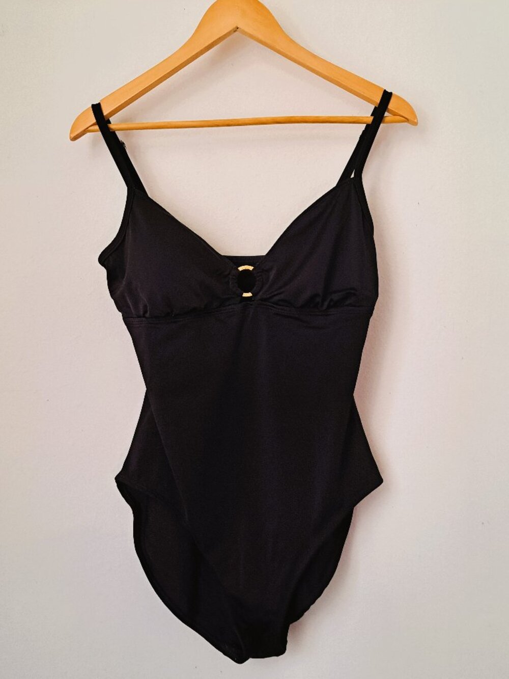 Speedo Women's One Piece Swimwear Plus Size 14 Black Color